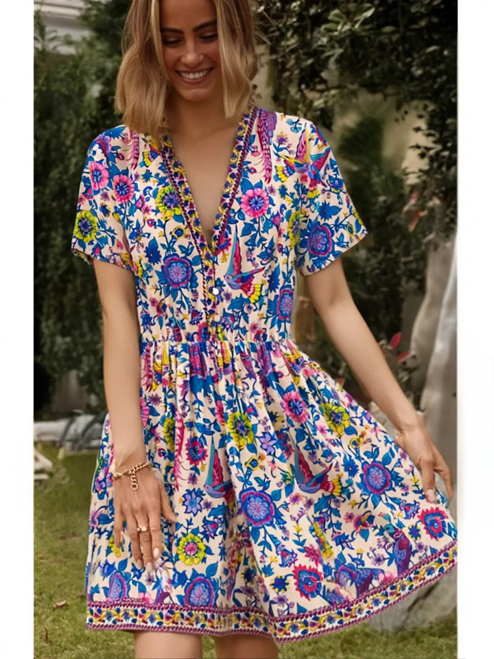 Levoire | Robe Bohème Paon