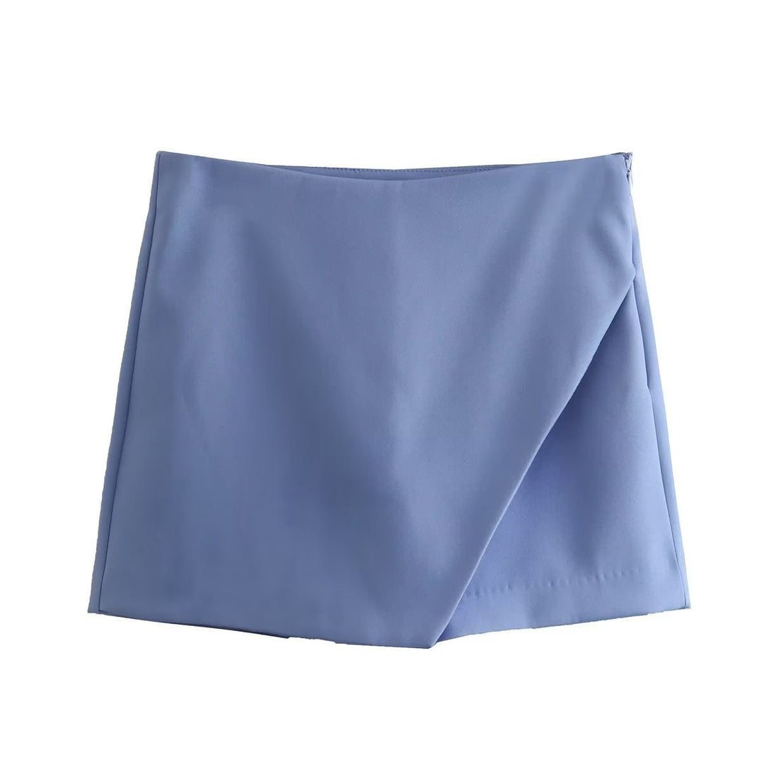 Levoire | Jupe-Pantalon Skorts Élégants Et Confortables Pour Toutes Les Occasions Bleu-Violet