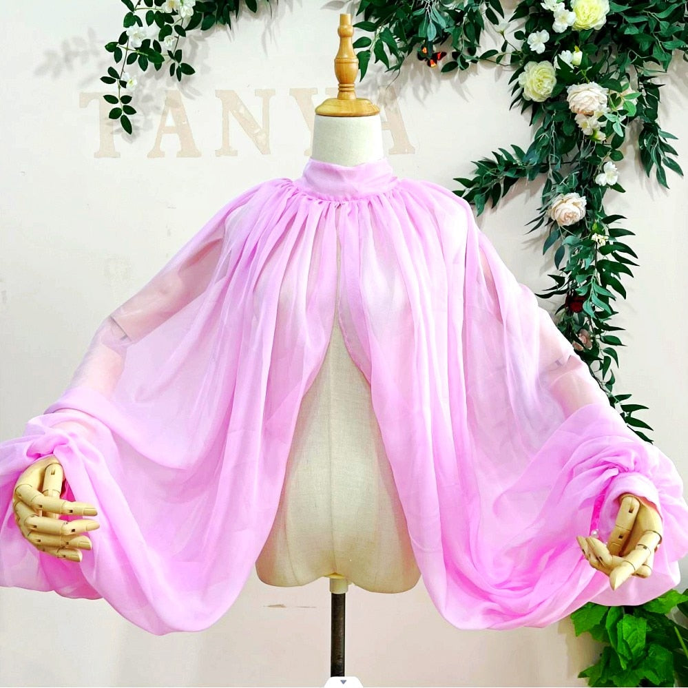 Levoire | Col Montant Avec Boutons Rosa Taille unique