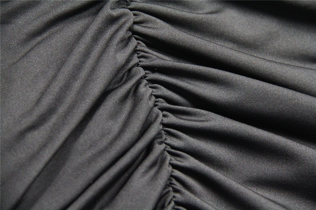 Levoire | Dyp V-Mini Robe Sans Manches Ceinture Ajustable
