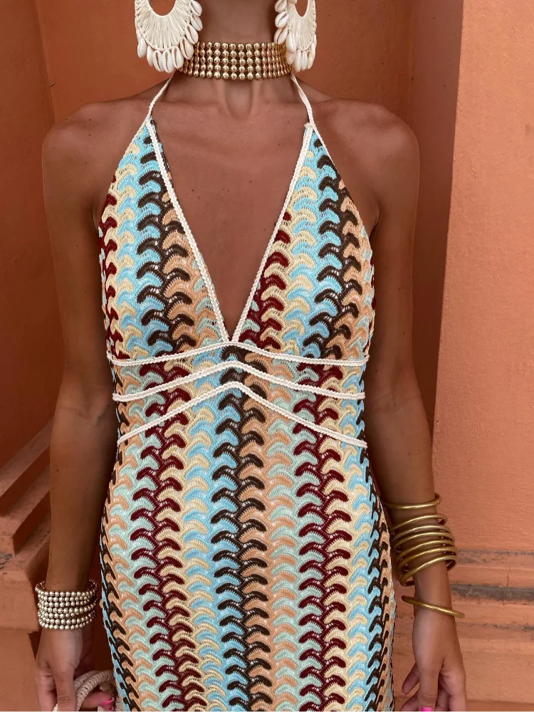 Levoire | Robe Dos Nu Avec Col En V