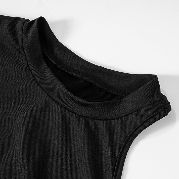 Levoire | Simple Épaule Sans Manches Mini Robe