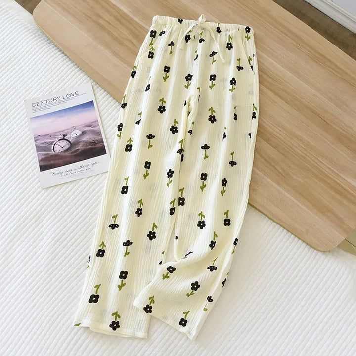 Levoire | Pantalons De Pyjama En Crepe De Coton 10