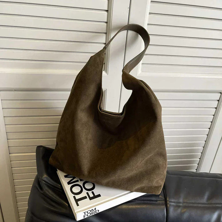 Levoire | Sac de shopping en cuir Vert