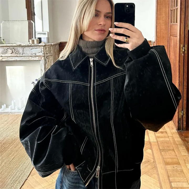 Levoire | Veste Cropped De Récolte De Vin Élégante