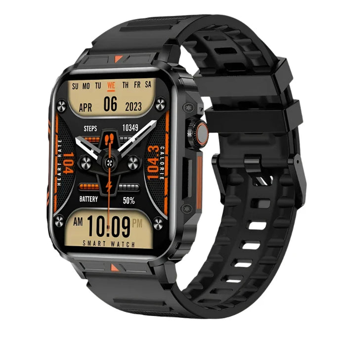 Levoire | Montre Intelligente Avec Un Écran De 1,95 Pouce Et Suivi De La Santé Noir