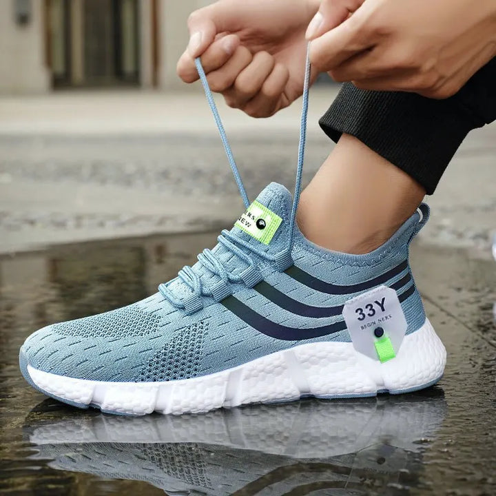 Levoire | Chaussures De Padel Flexibles Avec Semelle Ergonomique Pour Hommes Bleu