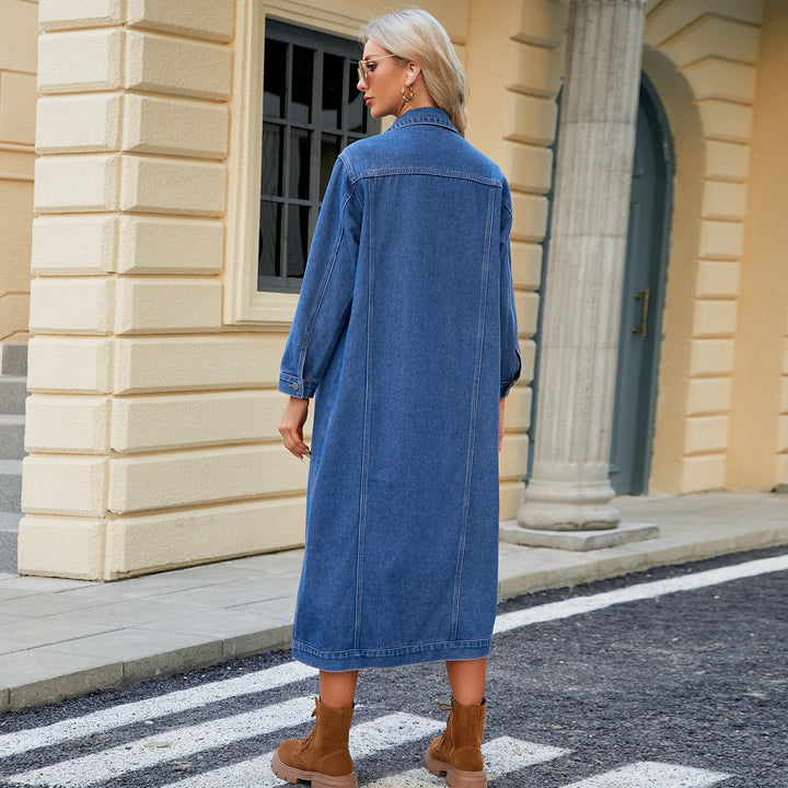 Levoire | Manteau Long En Denim