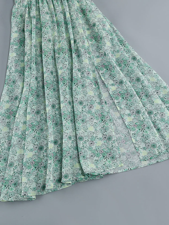Levoire | Robe À Fleurs Pour Femmes Avec Une Fente