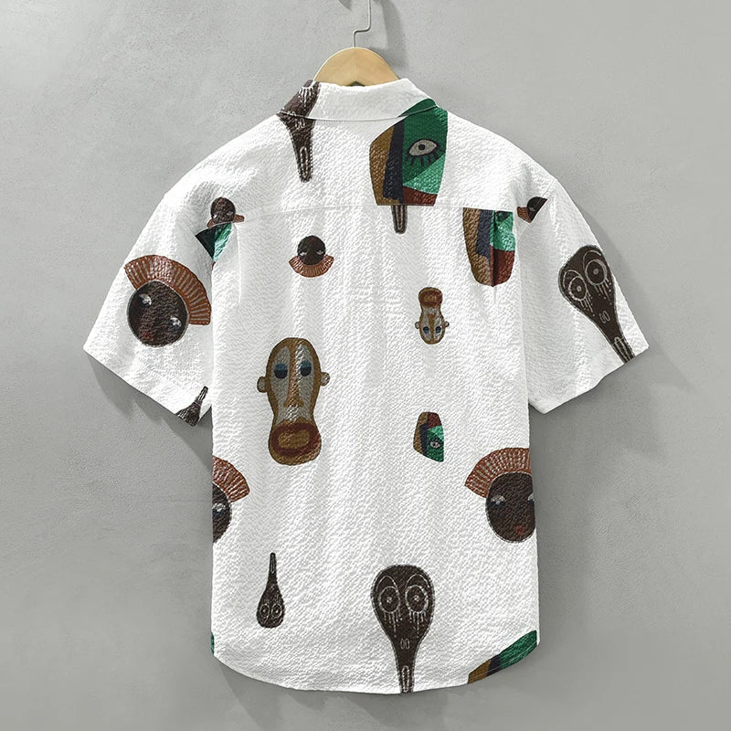 Levoire | Chemise Imprimee Creative Elegant Hommes