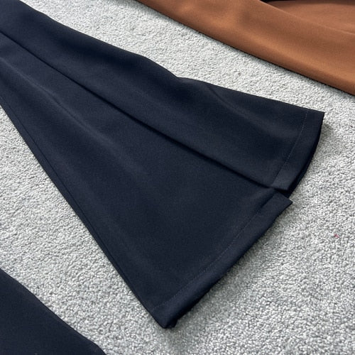 Levoire | Pantalons Évasés Pantalon Élégant Avec Une Belle Coupe Noir
