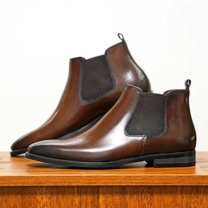 Levoire | Bottes En Cuir Véritable Avec Lacets
