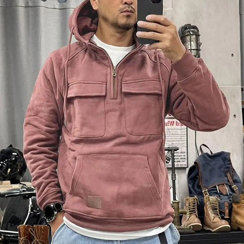 Levoire | Sweat À Capuche Chaud Pour Hommes Avec Polaire Et Fermeture Éclair