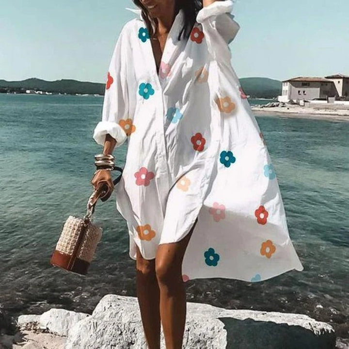 Levoire | Élégant Et Confortable Robe D'Été Motif floral