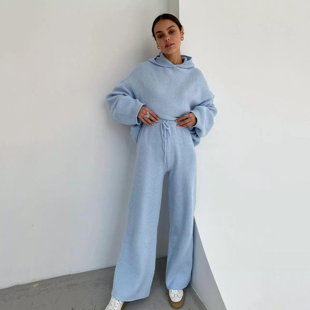 Levoire | Ensemble De Pyjama 2 Pièces Pour Femmes Bleu