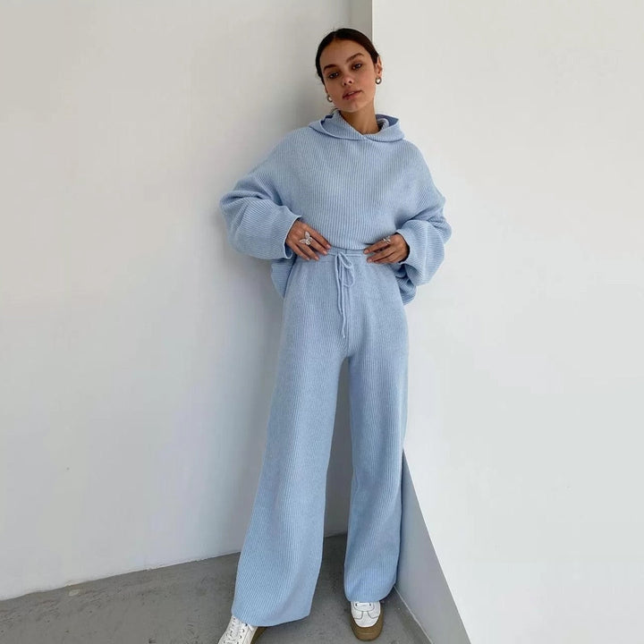 Levoire | Ensemble De Pyjama 2 Pièces Pour Femmes Bleu
