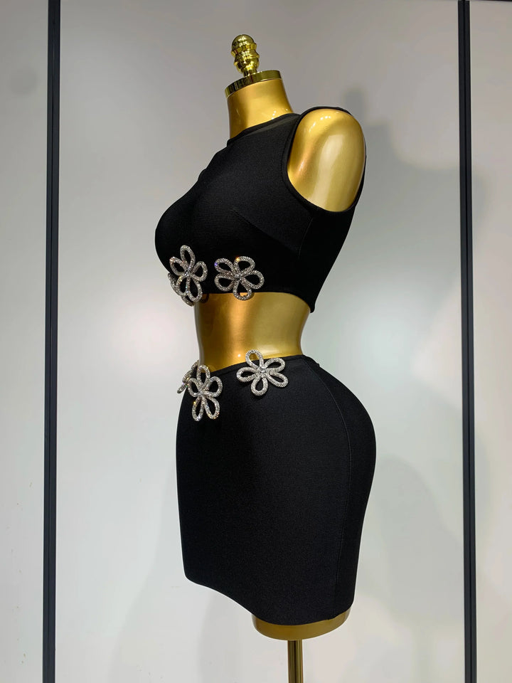 Levoire | Robe Bandage Mini Noire