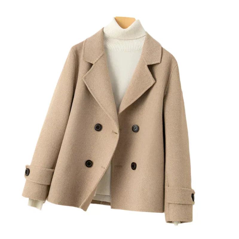 Levoire | Blazer Élégant Avec Aspect Cachemire Carmel