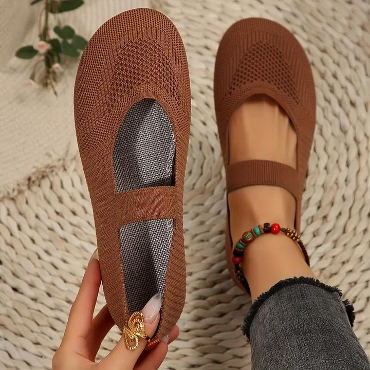 Levoire | Chaussures En Toile, Légères, Glissantes, À Semelle Plate, Chaussures D'Été chocolat