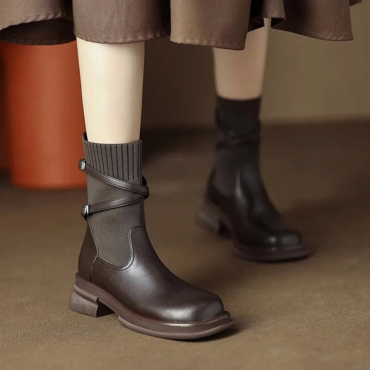 Levoire | Retro Épais Chaussure À Talon Classique Chaussures À Semelle Chunky