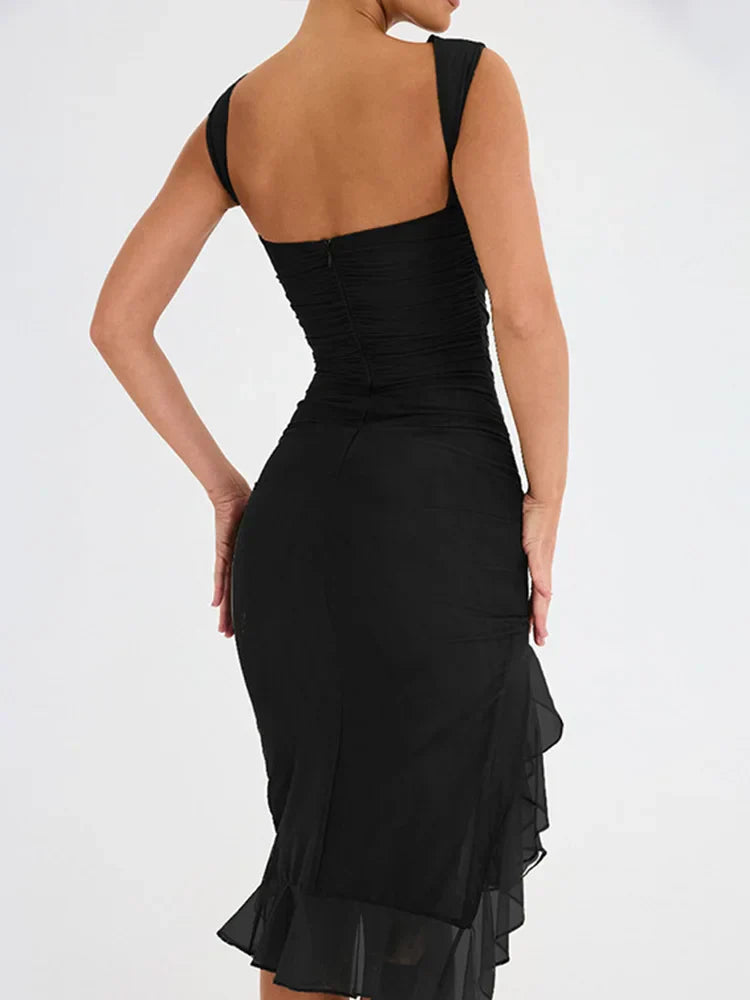 Levoire | Robe Volants Romantiques Féminine