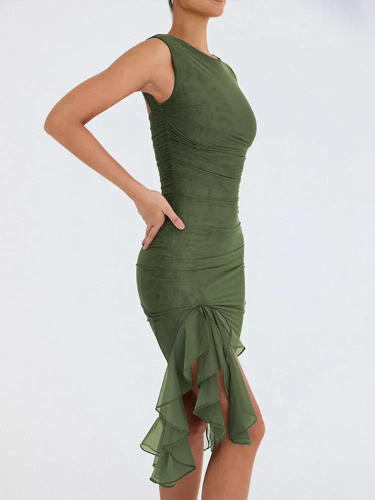 Levoire | Robe Volants Romantiques Féminine