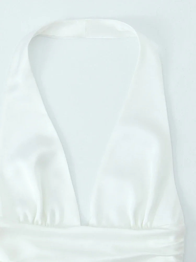 Levoire | Satina Dos Nu - V Décolleté Lacer Mini Robes