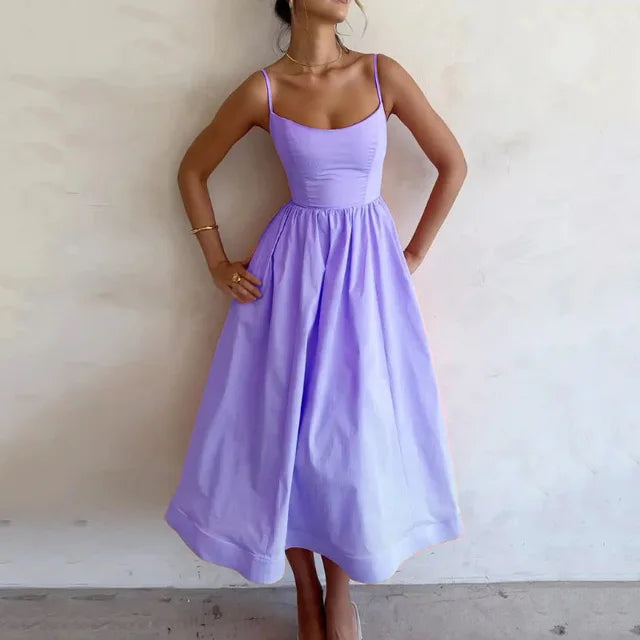 Levoire | Robe À Bretelles Lila