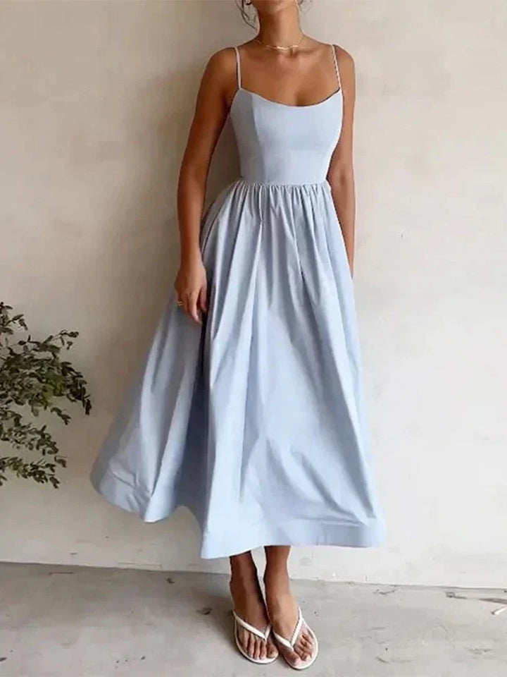 Levoire | Robe À Bretelles Bleu