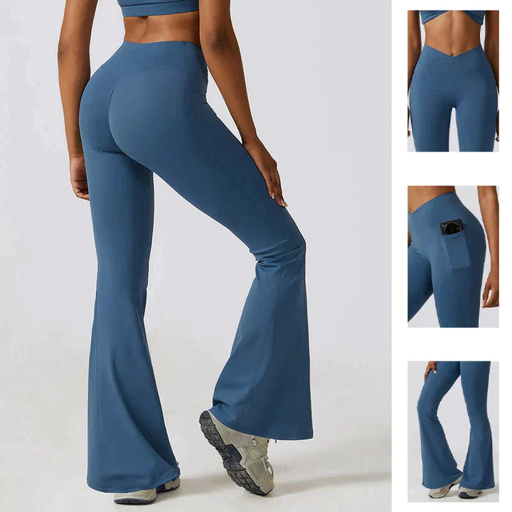 Levoire | Leggings À Taille Haute Et Jambes Larges