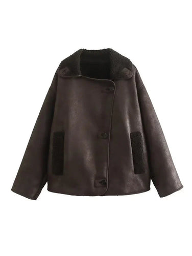 Levoire | Veste en polaire à manches longues réversible avec poches