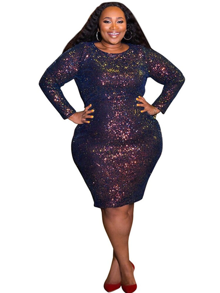 Levoire | Robe Longue À Paillettes Oversize MULTI
