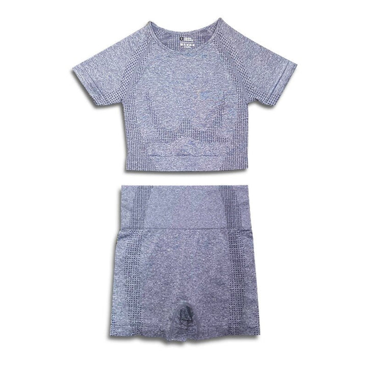 Levoire | Ensemble De Sport Complet Avec Shorts Courts Leo Gris