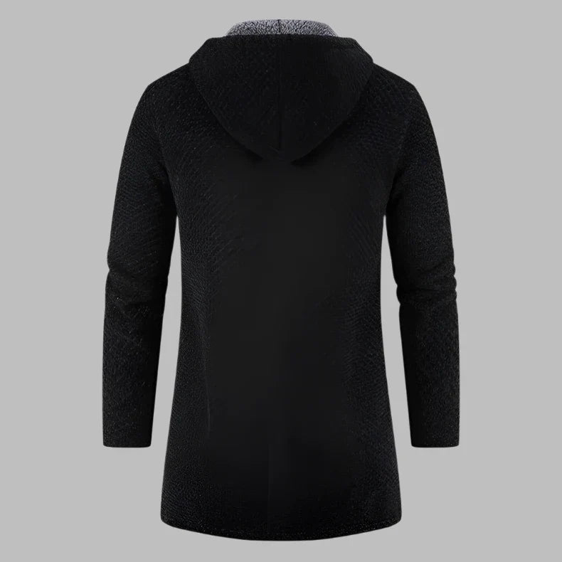 Levoire | Pull À Capuche Pour Hommes Avec Coupe Longue Et Fermeture Éclair