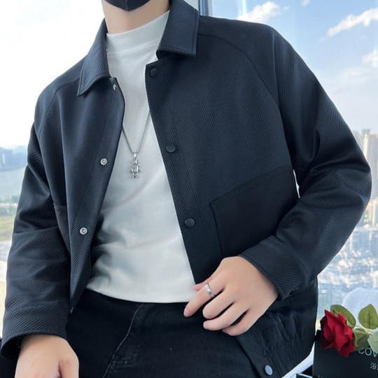Levoire | Veste À Poches Pratique À Manches Longues Avec Boutons Bleu