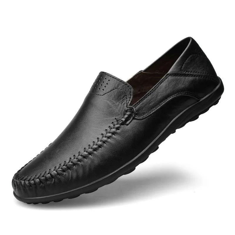 Levoire | Bottines Élégantes Fait Main Noir