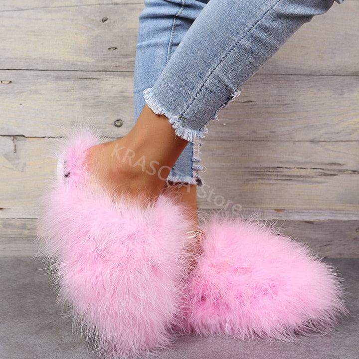 Levoire | Chaussures Slipper Plat Rose