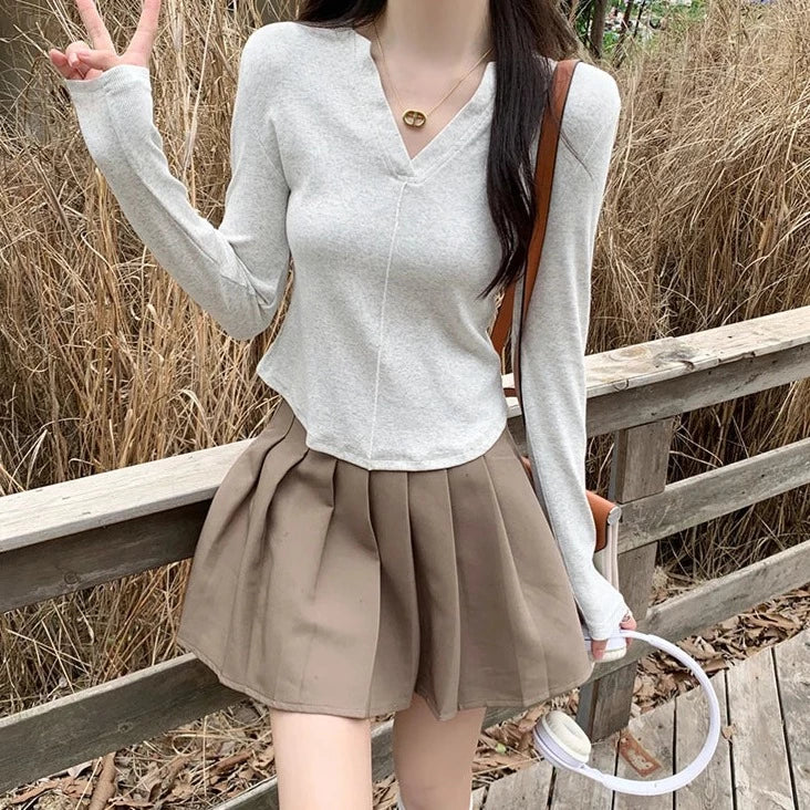 Levoire | Chemise À Manches Longues Design Gris