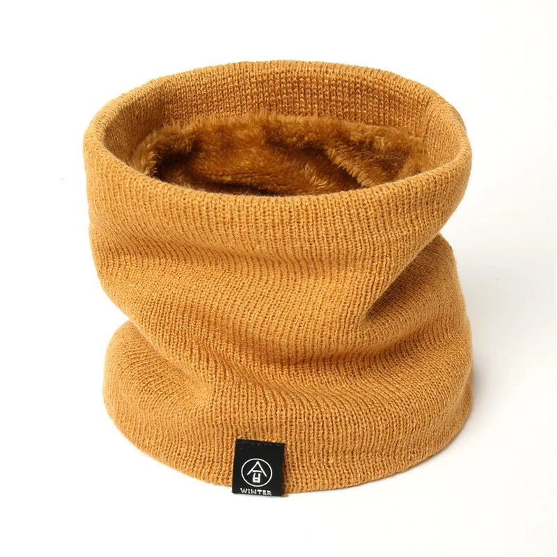 Levoire | Cache Cou Hiver Tricoté Unisexe Marron