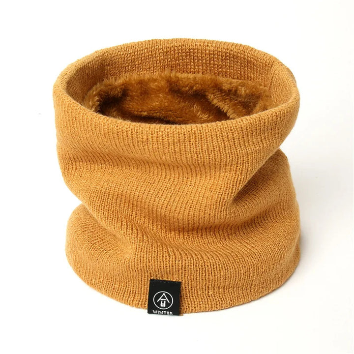Levoire | Cache Cou Hiver Tricoté Unisexe Marron