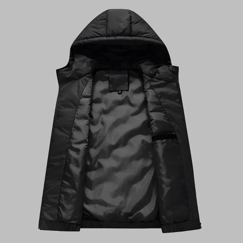 Levoire | Veste Intermédiaire Ultralégère Matelassée Avec Capuche Pour Hommes