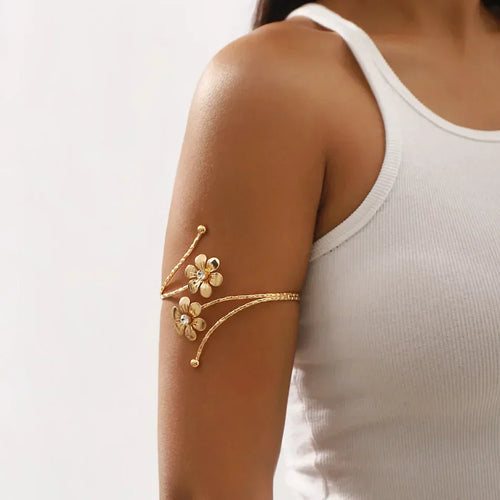 Levoire | Beauté Florissante Bague De Poignet En Cercle Doré