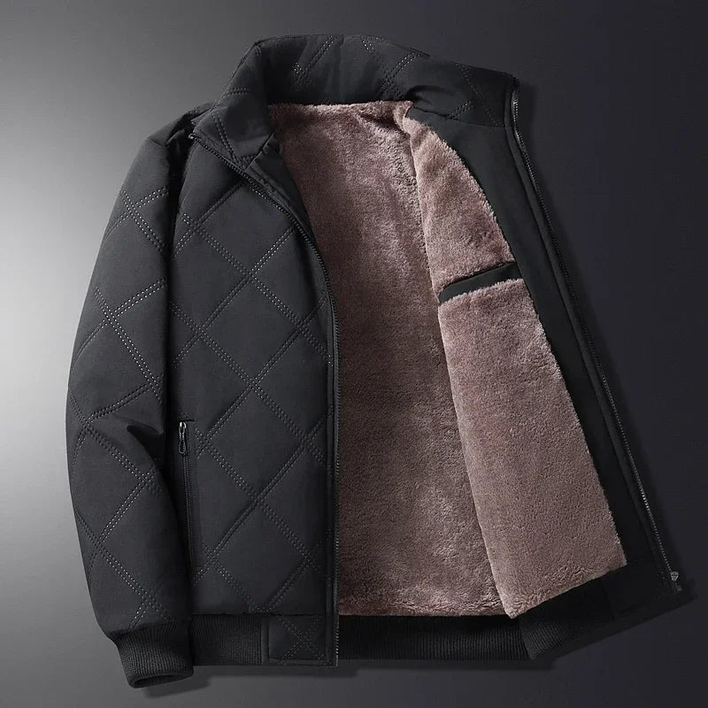 Levoire | Veste Zippée En Molleton À Manches Longues Chaude Noir