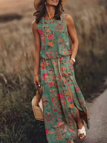 Levoire | Chic Robe Florale Sans Manches