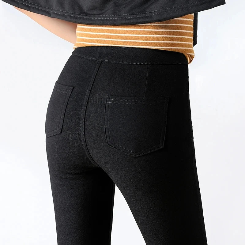 Levoire | Pantalon D'Été Élastique Stretch Tendance En Coupe Skinny Confortable