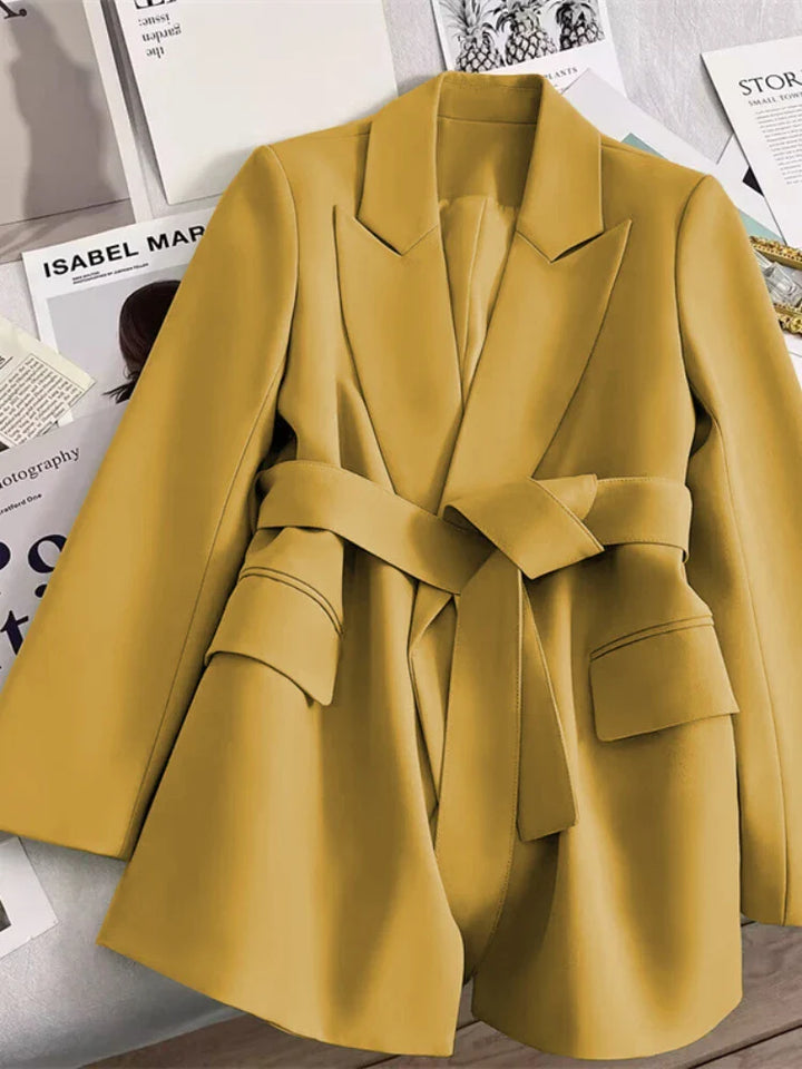 Levoire | Blazer Élégant Avec Ceinture Pour Un Look Moderne