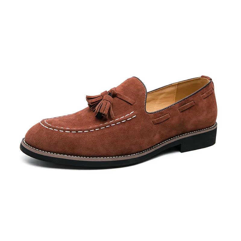 Levoire | Mocassins à glands Châtaigne