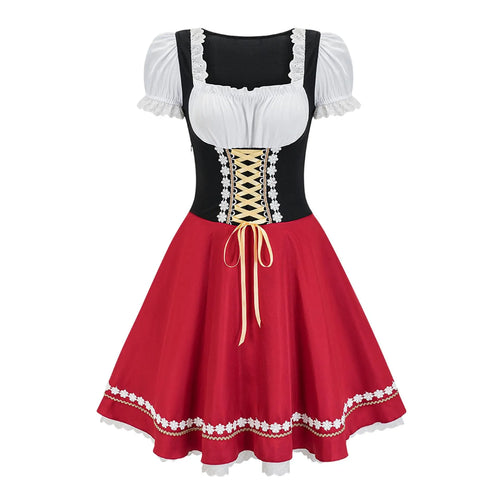 Levoire | Robe dirndl pour femmes - Rouge