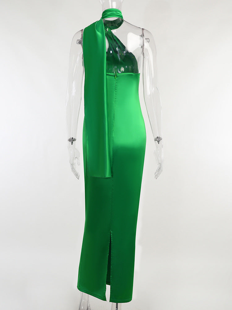 Levoire | Robe Maxi Sans Dos En Satin