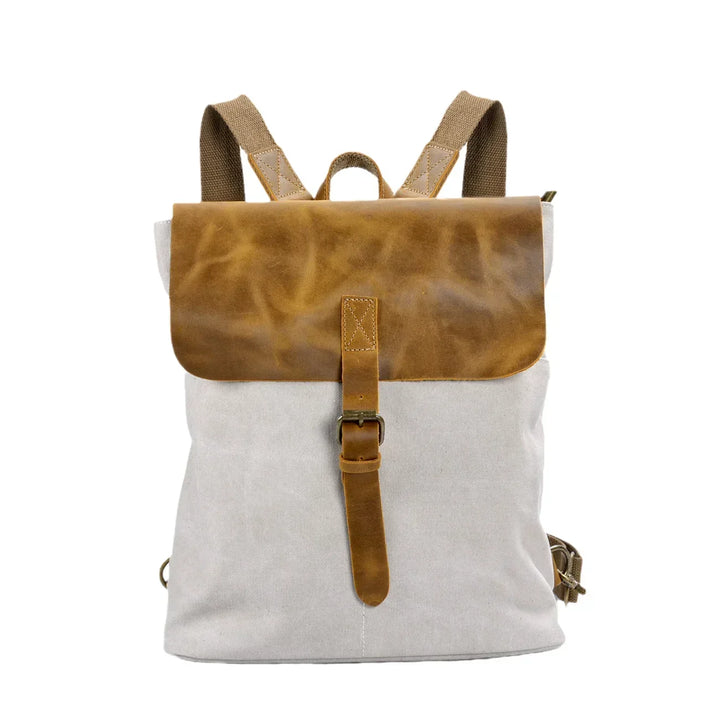 Levoire | Sac Bandoulière Élégant En Toile, Convertible Beige
